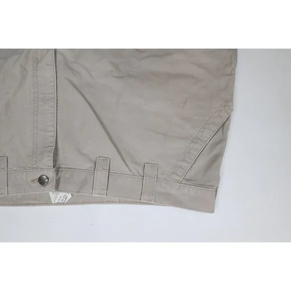 Vintage Y2K Carhartt Mens 48x26 Distressed Original Fit Wide Leg Pants Beige Tan